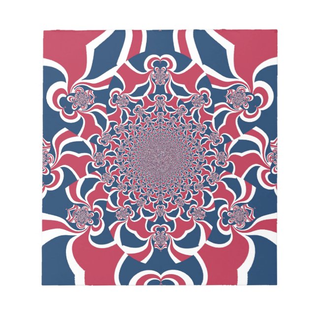 Bloco De Notas Caleidoscópio Impressão de Arte (Frente)