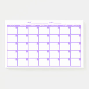 Bloco De Notas Calendário de Notas Autoadesivas Não Atualizado 