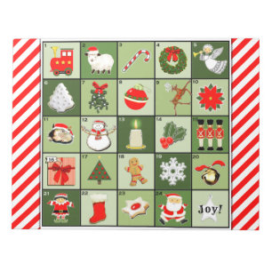 Bloco De Notas Calendários Antecipados de Natal