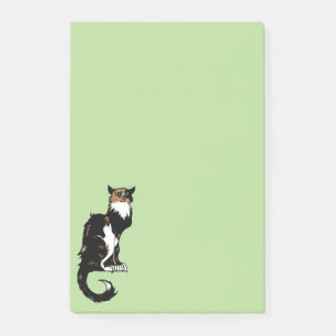 Bloco De Notas Calico Cat Art "Le Chat Noir" Calicos Parody Cats