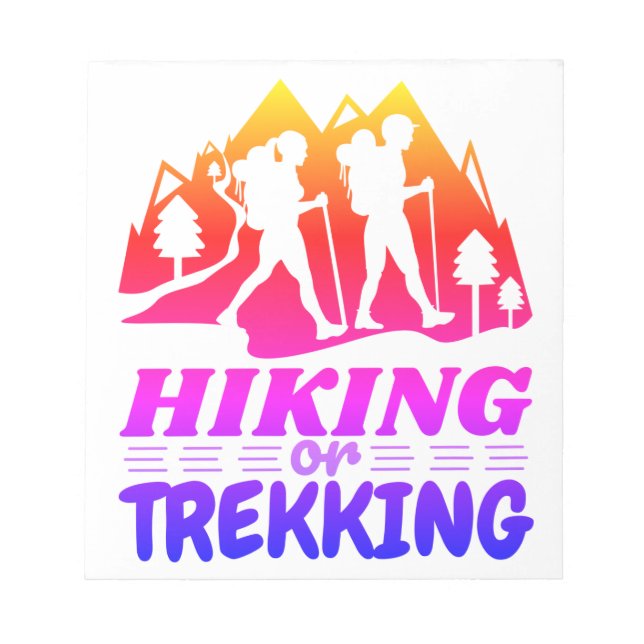 Bloco De Notas Caminho ou Trekking (Frente)