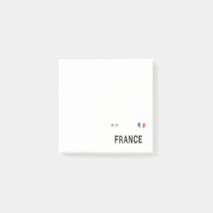 Bloco De Notas Camisa de Fã de Futebol da França Coração