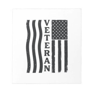 Bloco De Notas Camisa de Vetor Vintage da Bandeira Americana_