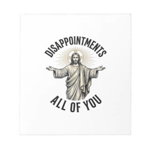 Bloco De Notas Camisas Religiosas Vintage Desapontamentos Todos V