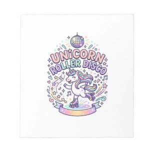 Bloco De Notas Camiseta de Design Gráfico de Disco de Patins Unic