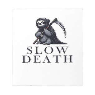 Bloco De Notas Camiseta Essencial Morte Lenta