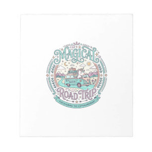 Bloco De Notas Camiseta Gráfica Original Unicórnio Viagem Mágica