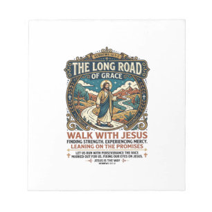 Bloco De Notas Camiseta Jesus Trucker Long Haul Inspiradora Feita