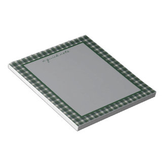 Bloco De Notas Campbell Dress Modern Original Scottish Tartan 