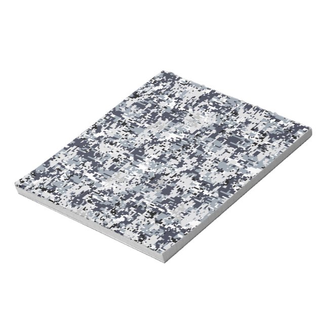 Bloco De Notas Camuflagem Digital de Estilo Urbano (Invertido)