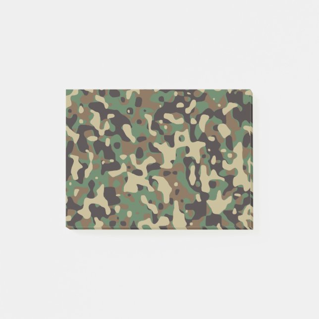 Bloco De Notas Camuflagem Florestal (Frente)