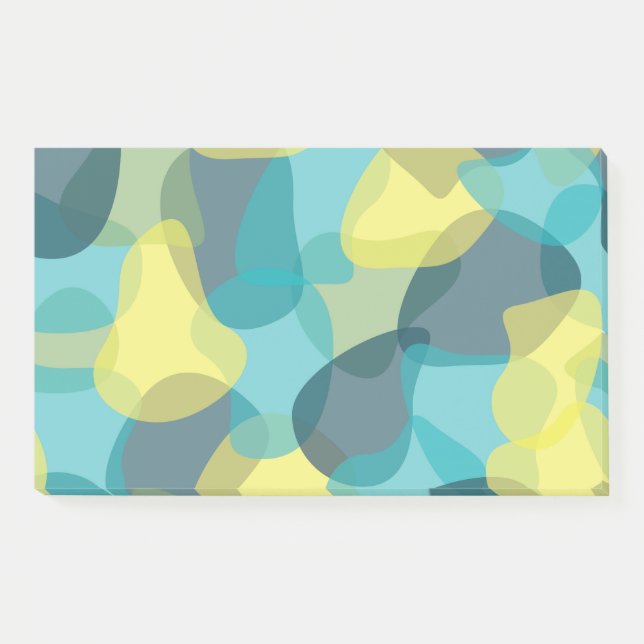 Bloco De Notas Camuflagem, moderna, legal, moderna, geométrica ur (Frente)