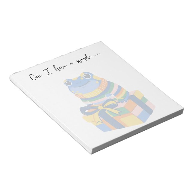 Bloco De Notas Can I have a word..... (Inclinado)