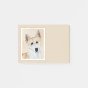 Bloco De Notas Canaan Dog Painting - Arte de Cachorro Original