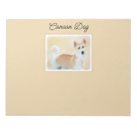 Canaan Dog Painting - Arte de Cachorro Original