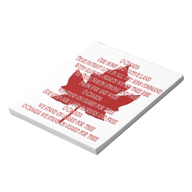 Bloco De Notas Canadá Anhim Souvenir Notepad Canada Gifts (Invertido)