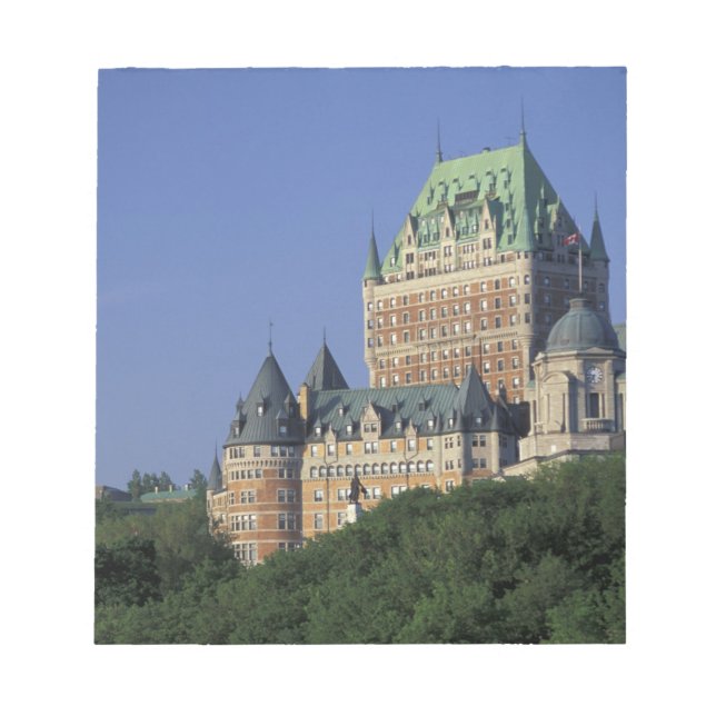 Bloco De Notas Canadá, Cidade de Quebec. Chateau Frontenac. (Frente)