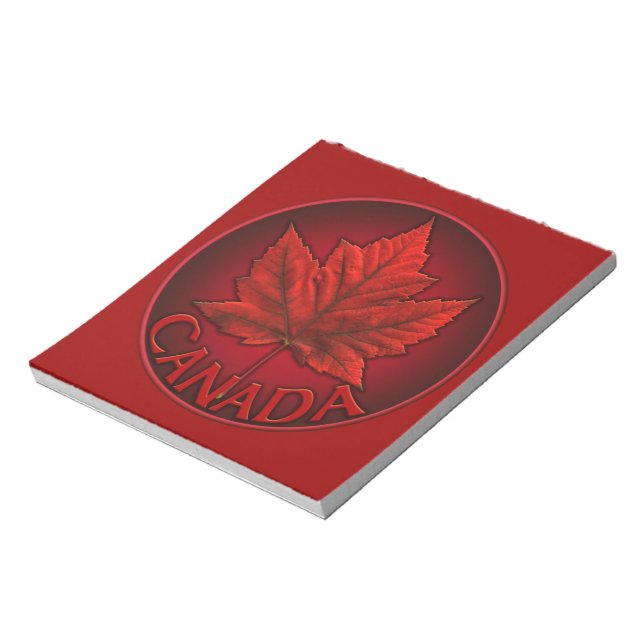 Bloco De Notas Canadá Flag Souvenir Notepad Canada Gifts (Invertido)