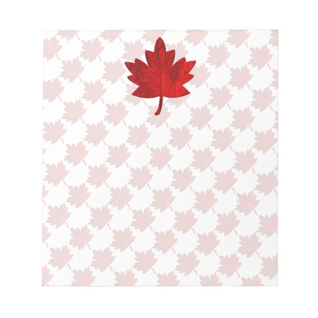 Bloco De Notas Canada-Maple Leaf por Shirley Taylor (Frente)