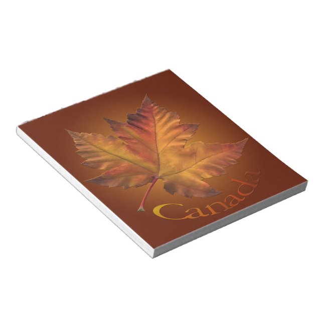 Bloco De Notas Canadá Maple Leaf Souvenir Notepad Canada Gifts (Inclinado)