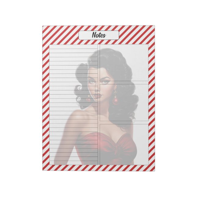 Bloco De Notas Candy Cane Christmas (Invertido)
