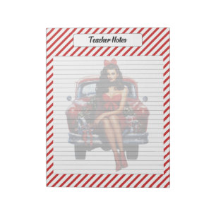 Bloco De Notas Candy Cane Christmas