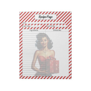 Bloco De Notas Candy Cane Christmas