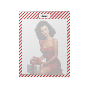 Bloco De Notas Candy Cane Christmas