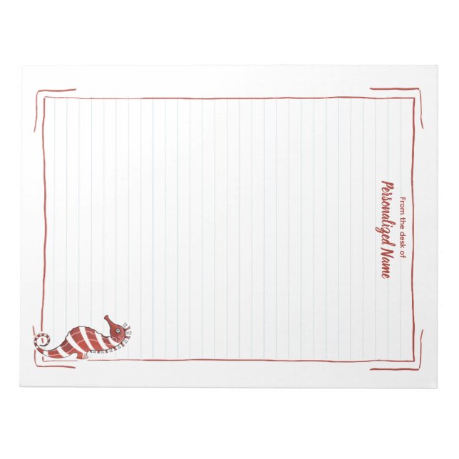 Bloco De Notas Candy Seacavalo Linhado (Frente)