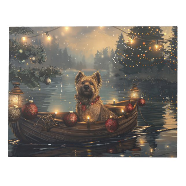 Bloco De Notas Cane Corso Christmas Fesage Voyage (Frente)