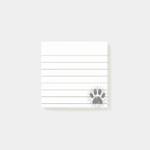 Bloco De Notas Caneta de Cachorro Distante Revestida 3x3
