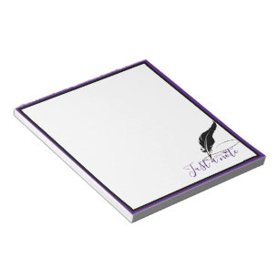 Bloco de notas caneta pena personalizada
