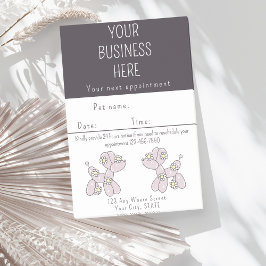 Bloco De Notas Cão-balão de manutenção de Pet de lembrete de comp