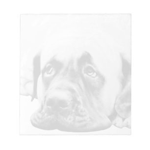 Bloco De Notas Cão bonito do Mastiff