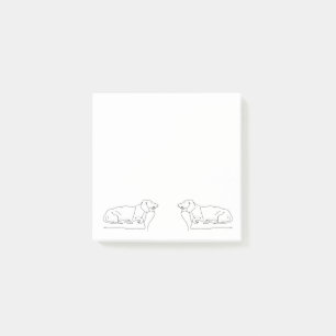 Bloco De Notas Cão Dachshund Dormindo
