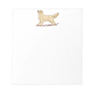 Bloco De Notas Cão do golden retriever