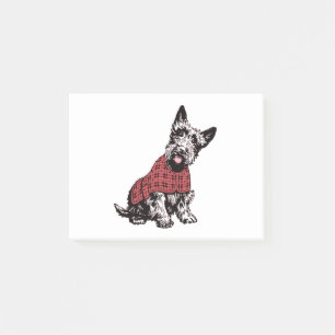 Bloco De Notas Cão escocês