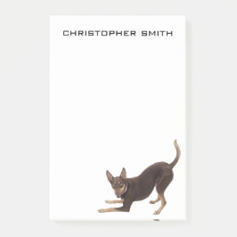 Bloco De Notas Cão Kelpie Australiano