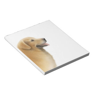 Bloco De Notas Cão Ouro Feliz