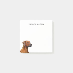 Bloco De Notas Cão Ridgeback