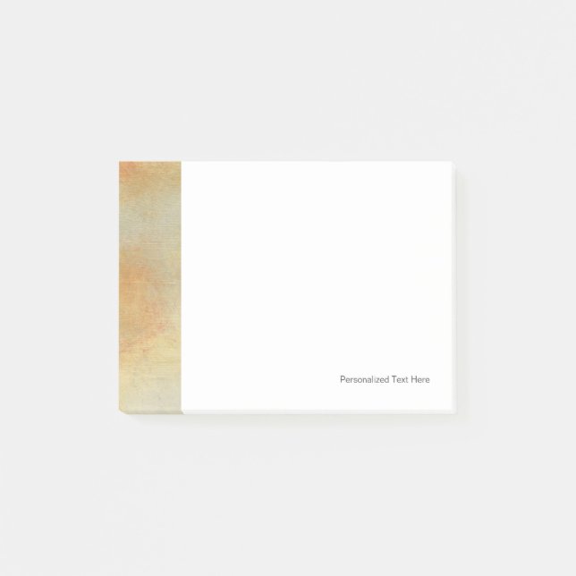 Bloco De Notas Capa de mar com Sunset Laranja Tranquilo (Frente)