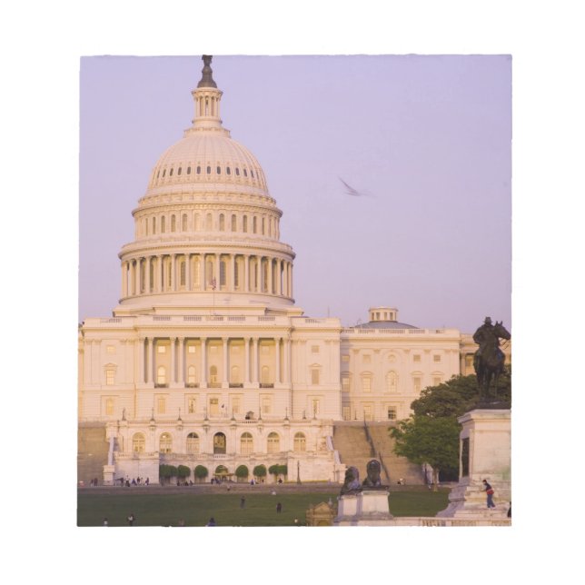 Bloco De Notas Capitol dos EUA, Washington D.C. (Distrito de (Frente)