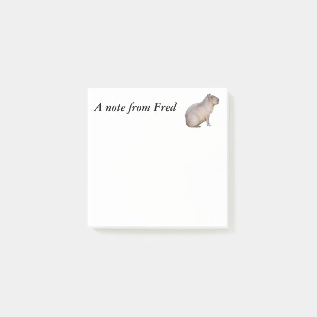 Bloco De Notas Capybara (Frente)