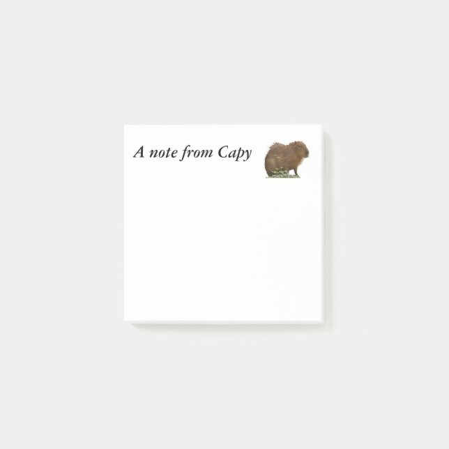 Bloco De Notas Capybara (Frente)