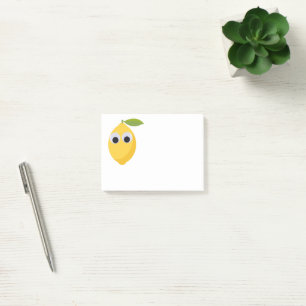 Bloco De Notas Caractere Limão Bonito com Olhos Googados