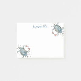 Bloco De Notas Caranguejo azul-aquário