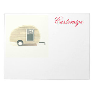 Bloco De Notas Caravana cigana reboque lágrima vintage