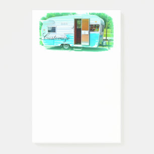 Bloco De Notas Caravana clássica do cigano do reboque do vintage
