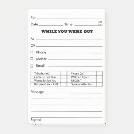 Bloco De Notas Cargo da mensagem de telefone é