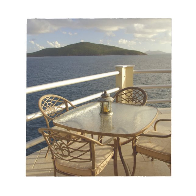 Bloco De Notas Caribe, Ilhas Virgens Americanas, St. Thomas. Vist (Frente)